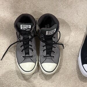 Converse Kids High-Top Sneakers - Black and Gray